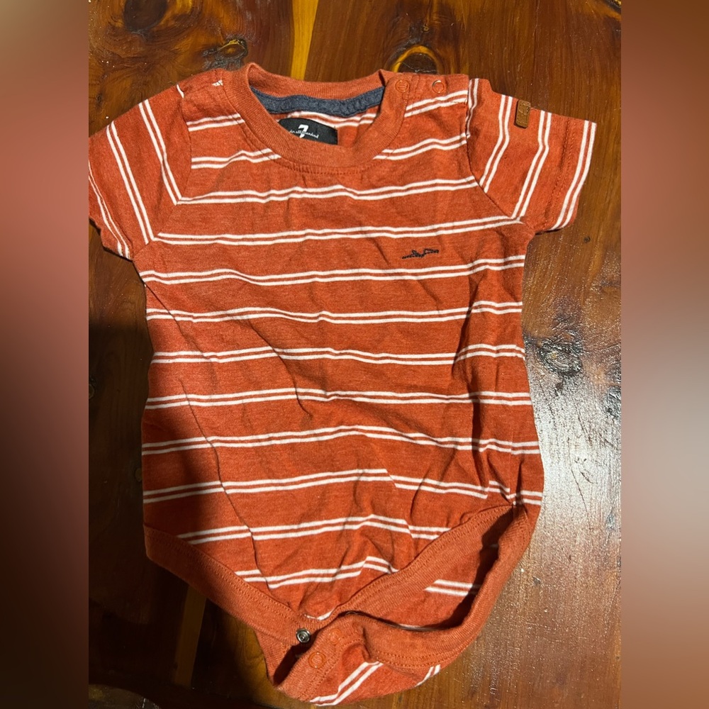 7 for all mankind baby onsie